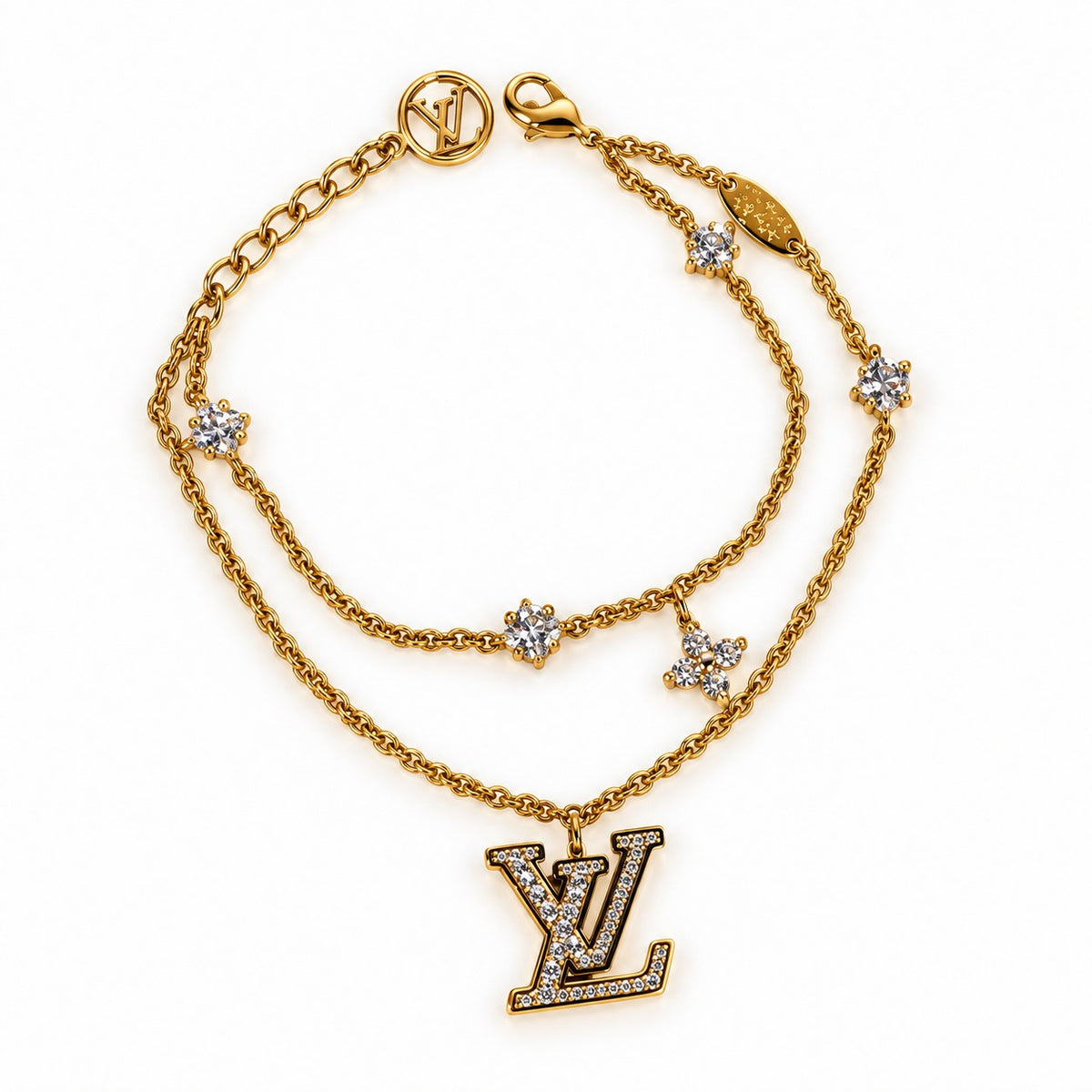 Sienna Crystal Layered Bracelet