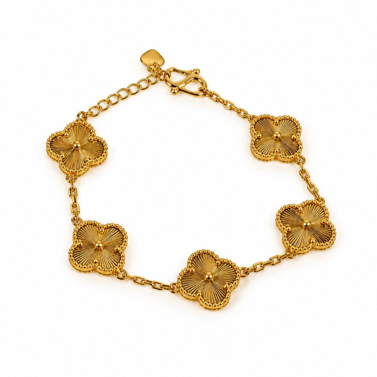 Amara Golden Clover Bracelet